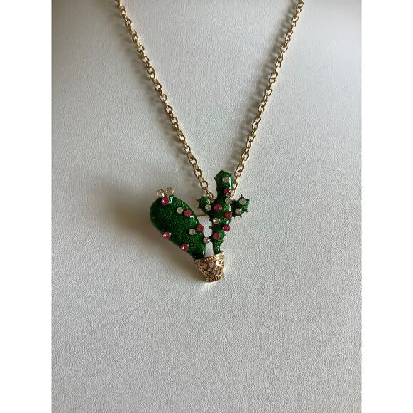 New with tag betseyville betsey Johnson necklace cactus 🌵 - Picture 2 of 4